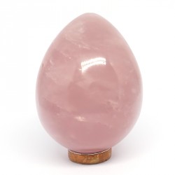 Oeuf en quartz rose