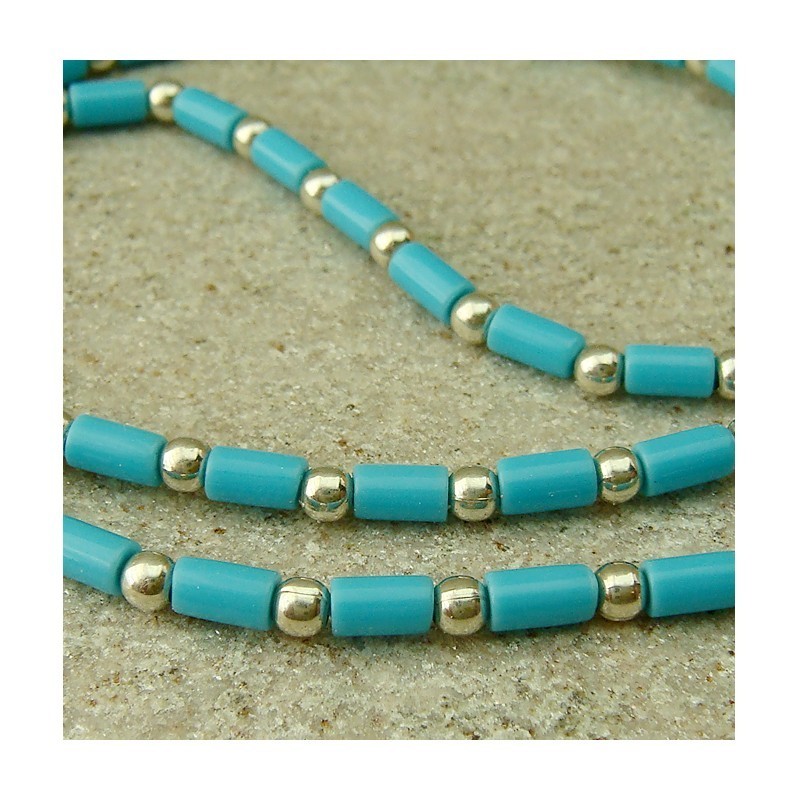 Collier turquoise et argent 925