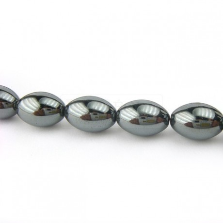 Fil De Perles En Hématite Et étoiles Métal Doré 6mm - 39 Cm, Environ 80 Pièces, Fait Main France