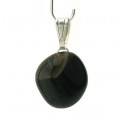 Pendentif agate noire