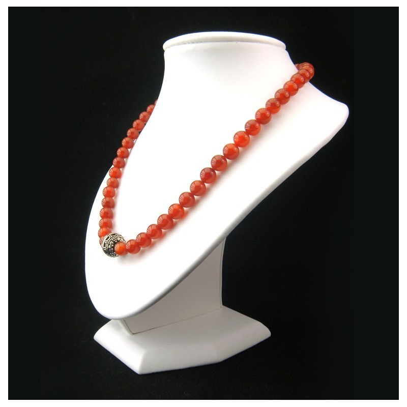 Collier agate et argent 925