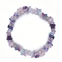 Bracelet baroque fluorite