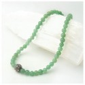 Collier aventurine et argent 925