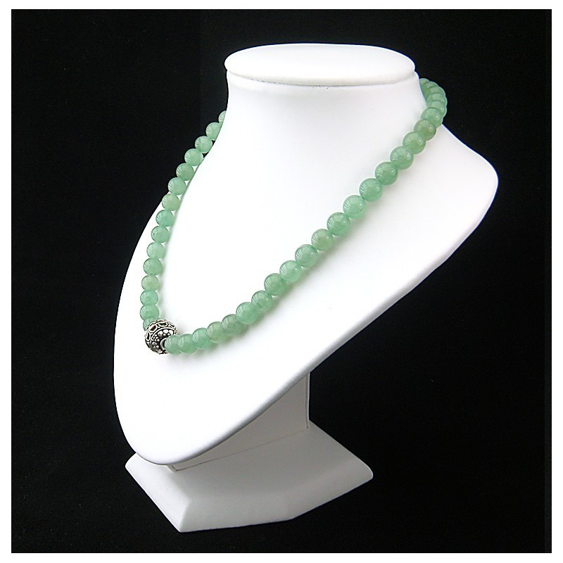 Collier aventurine et argent 925