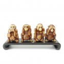 Les 4 singes de la sagesse