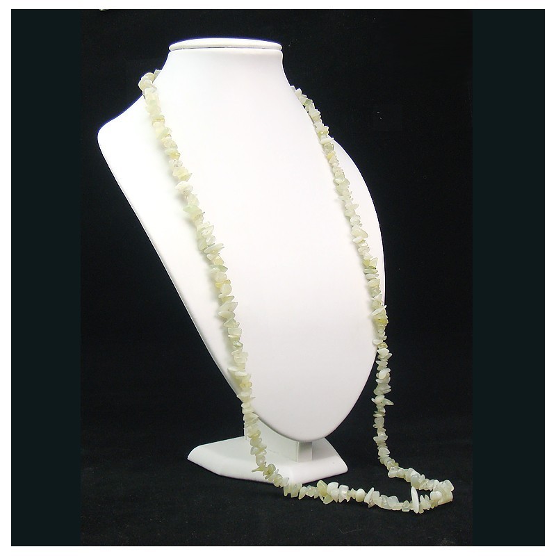 Collier baroque jade "new jade" 90 cm