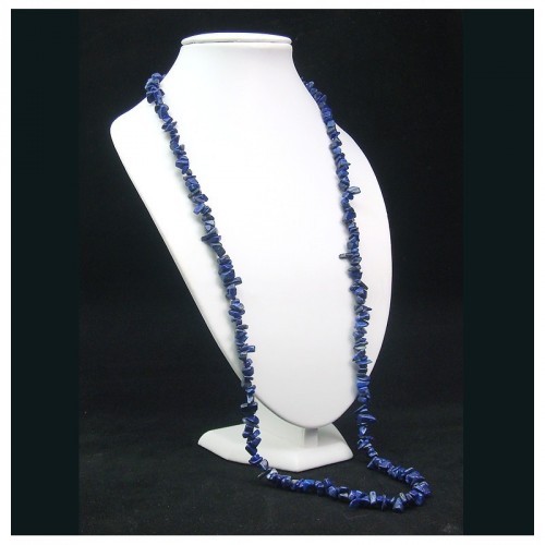 Collier baroque lapis lazuli 90 cm