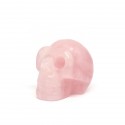 Crâne (petit modèle) en quartz rose