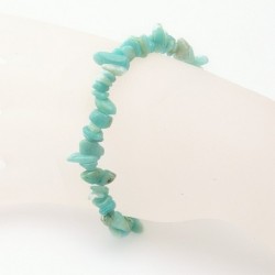 Bracelet baroque amazonite extra