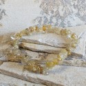 Bracelet baroque quartz rutile