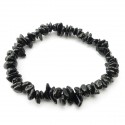 Bracelet baroque obsidienne noire