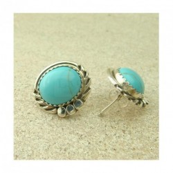 Boucles d&#039;oreilles en turquoise