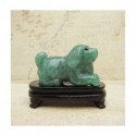 Chien aventurine verte