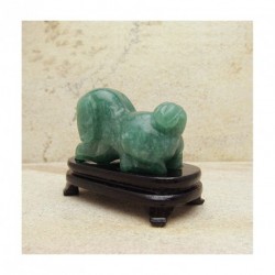 Chien aventurine verte