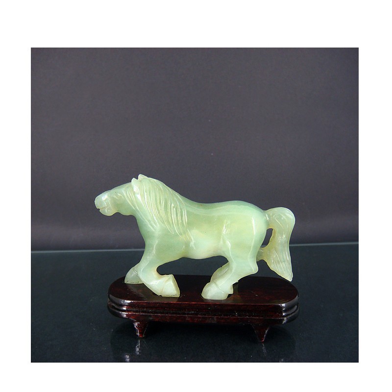 Cheval en jade (petit modèle)