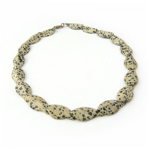 Collier jaspe dalmatien