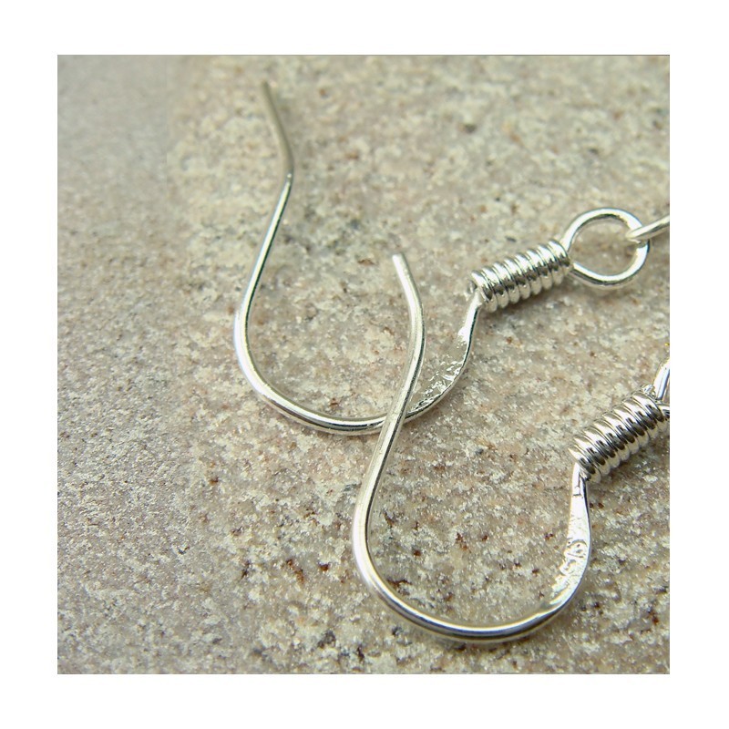 Boucles d'oreilles "liquid silver" 5 brins